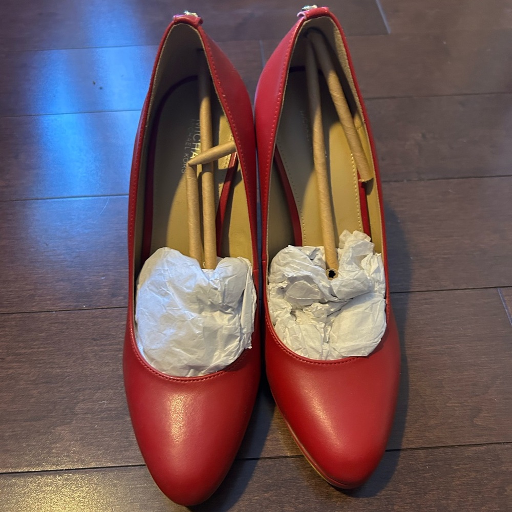 Brand New Red Michael Kors Pumps/Heels